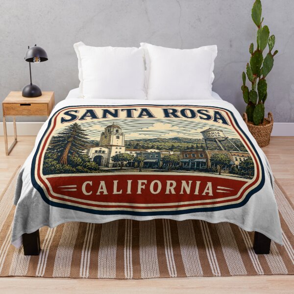 Item preview, Santa Rosa - California designed and sold by GoodOldVintage.