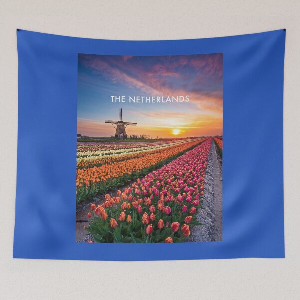 Item preview, The Netherlands Modern Travel Poster designed and sold by travelwitheric.