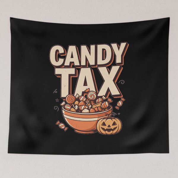 Item preview, Halloween Candy Bowl - Candy Tax designed and sold by No Excuses Supply.