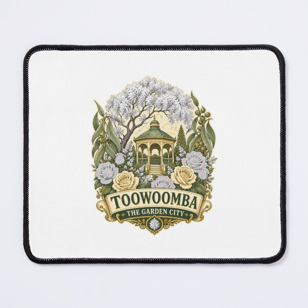 Item preview, Toowoomba Australia Vintage Travel Art – Queensland Garden City designed and sold by AMICO77.