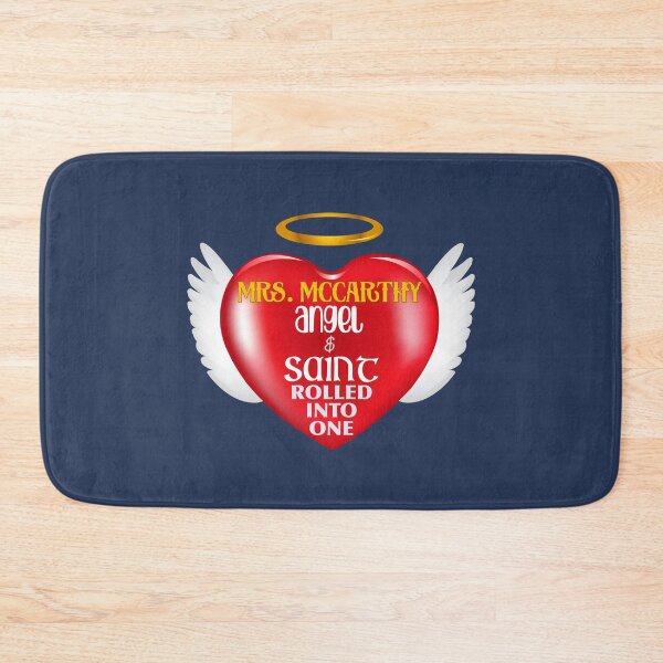 Item preview, Mrs. McCarthy…Angel & Saint… (on Navy) designed and sold by PawsitiveMum3.
