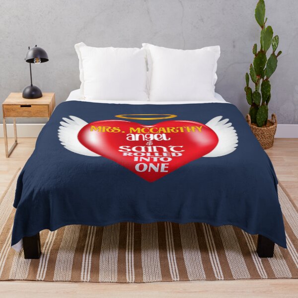 Item preview, Mrs. McCarthy…Angel & Saint… (on Navy) designed and sold by PawsitiveMum3.