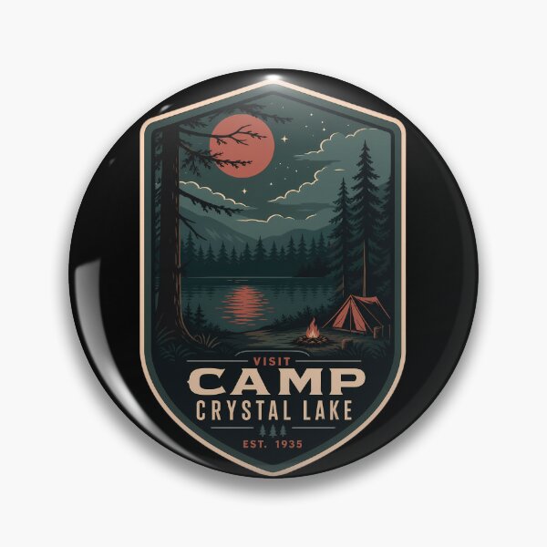 Item preview,  Visit Camp Crystal Lake Travel Nature Landscape designed and sold by FrontierCosmic.