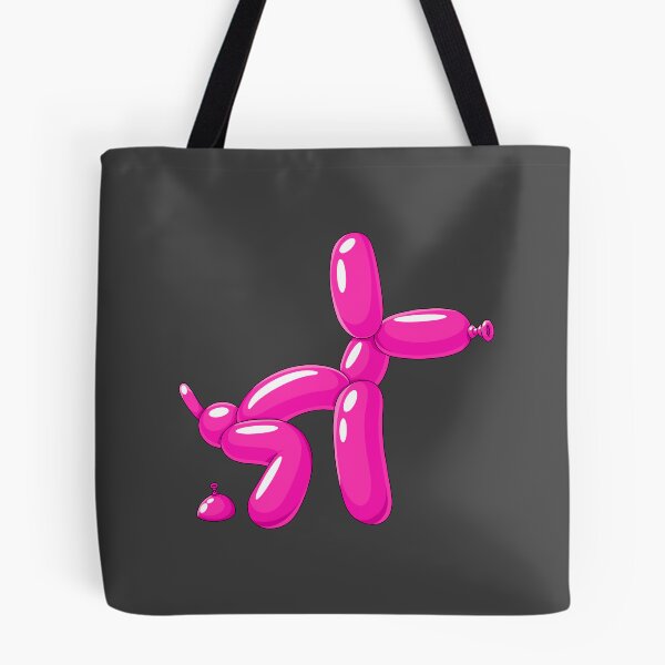 Item preview, Pink Balloon Dog Pooping – Funny Cartoon Balloon Animal designed and sold by DesgnsxGifts.