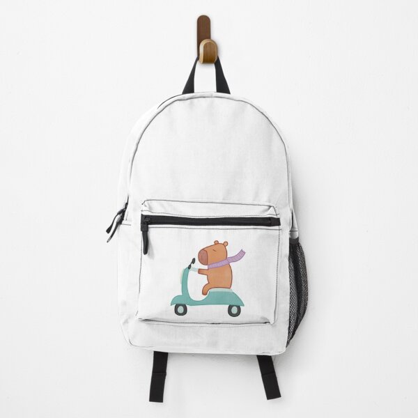 Item preview, Cute Capybara on a Scooter designed and sold by winterpumpkin.