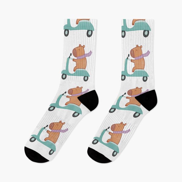 Item preview, Cute Capybara on a Scooter designed and sold by winterpumpkin.
