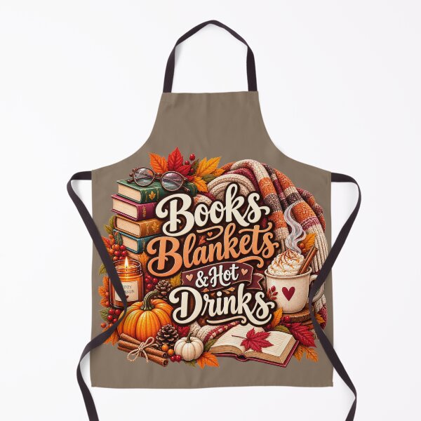 Item preview, Books Blankets & Hot Drinks – Cozy Autumn Book Lover Design designed and sold by astersgraphics.