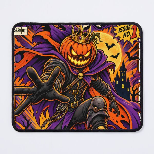 Item preview, Pumpkin King Comic Book Cover Shirt | Retro Superhero Halloween Tee | Spooky Season Gift | Comic Poster Print Shirt designed and sold by Gremlin Hours.