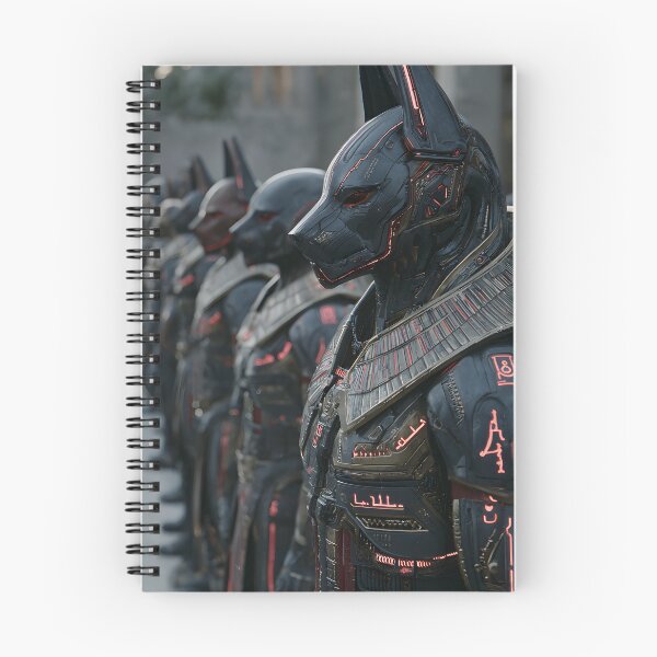 Item preview, Sci-Fi Egyptian Anubis Legion Wall Art, Jackal Warrior Poster designed and sold by AetherianArchive.