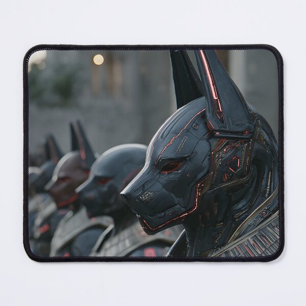 Item preview, Sci-Fi Egyptian Anubis Legion Wall Art, Jackal Warrior Poster designed and sold by AetherianArchive.