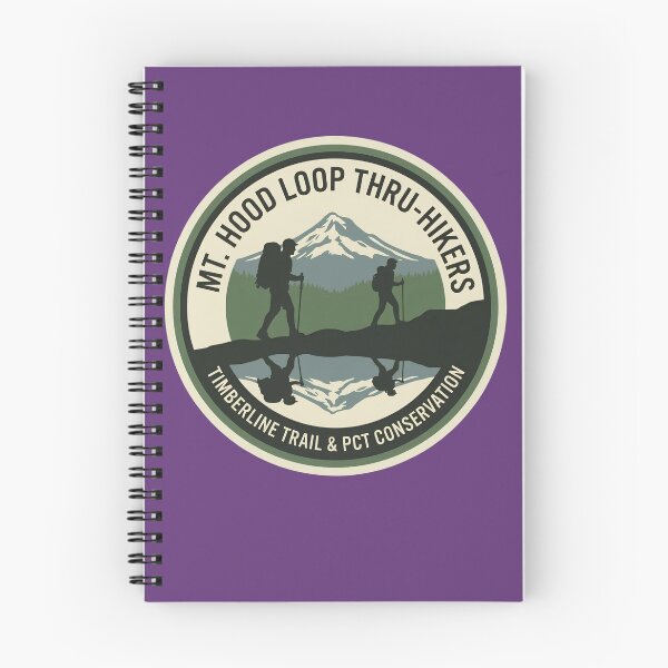 Item preview, Mt Hood Loop Thru Hikers Timberline Trail and PCT Conservation Roundel designed and sold by LittleArij.