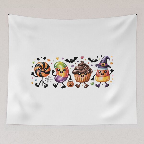 Item preview, Cute Halloween Candy Characters designed and sold by jkrphoto.