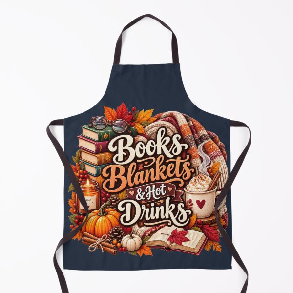 Item preview, Books Blankets & Hot Drinks – Cozy Autumn Book Lover Design designed and sold by astersgraphics.