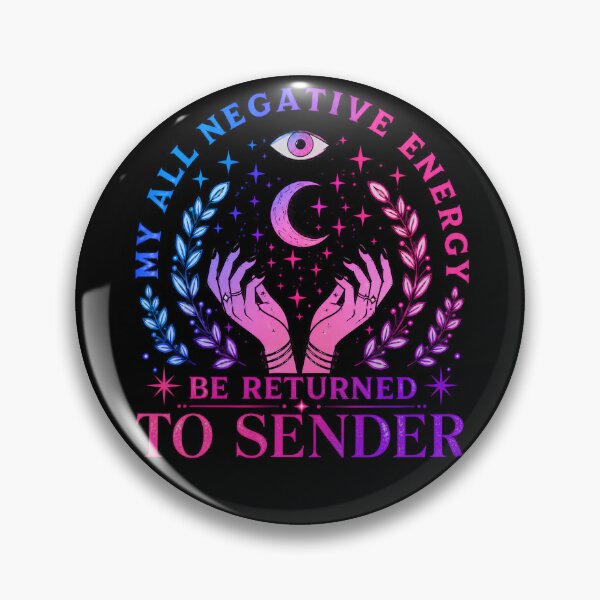 Item preview, May All Negative Energy Be Returned To Sender Evil Eye designed and sold by VGAfanatic.