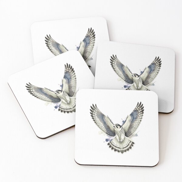 Item preview, Aplomado Falcon Vintage Bird Art – Falconry and Birdwatching Design designed and sold by AMICO77.