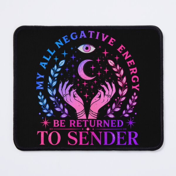 Item preview, May All Negative Energy Be Returned To Sender Evil Eye designed and sold by VGAfanatic.