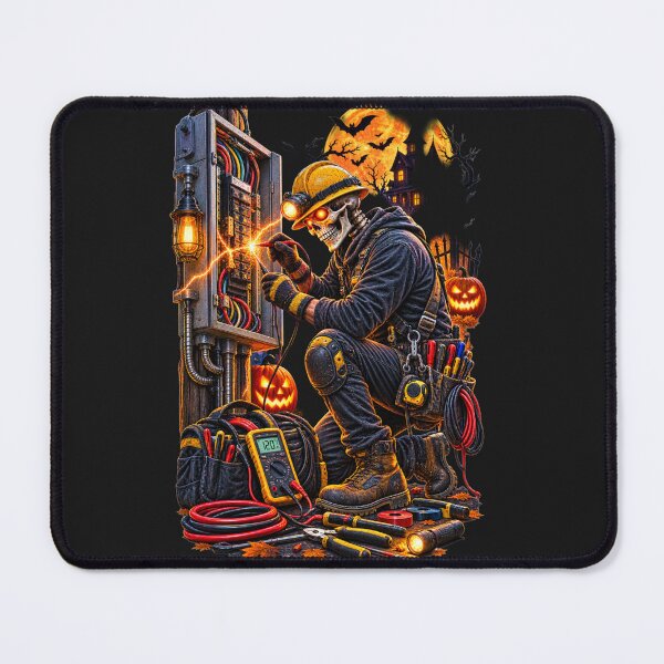 Item preview,  Halloween Skeleton Electrician at Work designed and sold by juliorivera46.