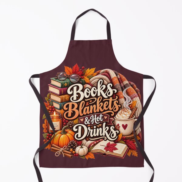 Item preview, Books Blankets & Hot Drinks – Cozy Autumn Book Lover Design designed and sold by astersgraphics.