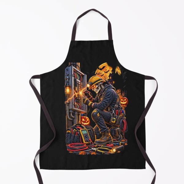 Item preview, Halloween Skeleton Electrician at Work designed and sold by juliorivera46.