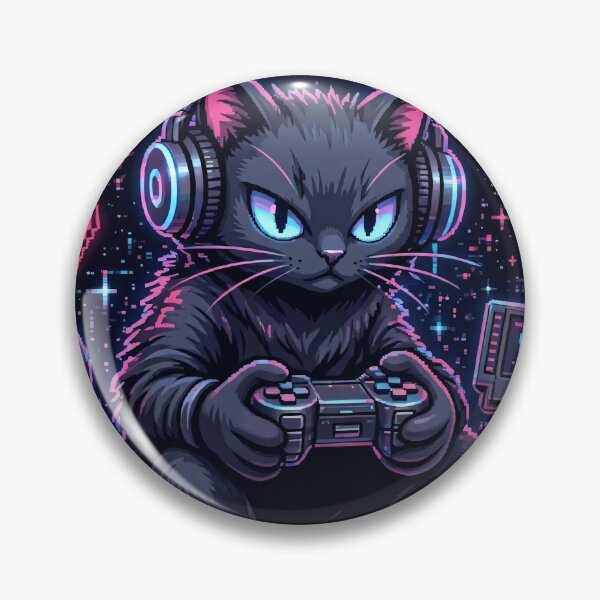 Artikelvorschau, Cat Player 1 - Retro Gamer Katze entworfen und verkauft von thirtyonestars.
