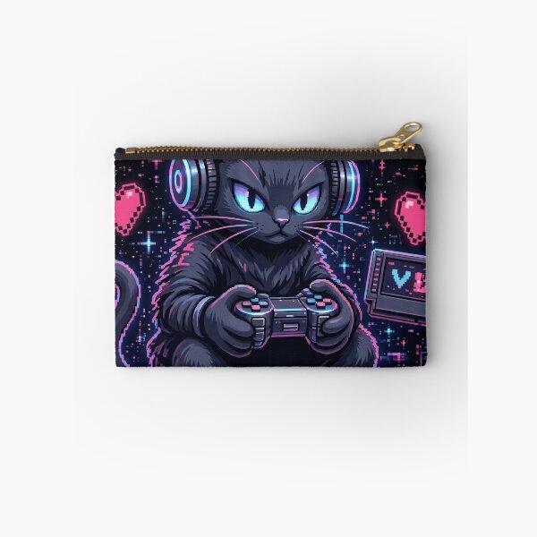 Item preview, Cat Player 1 - Retro Gamer Cat designed and sold by thirtyonestars.