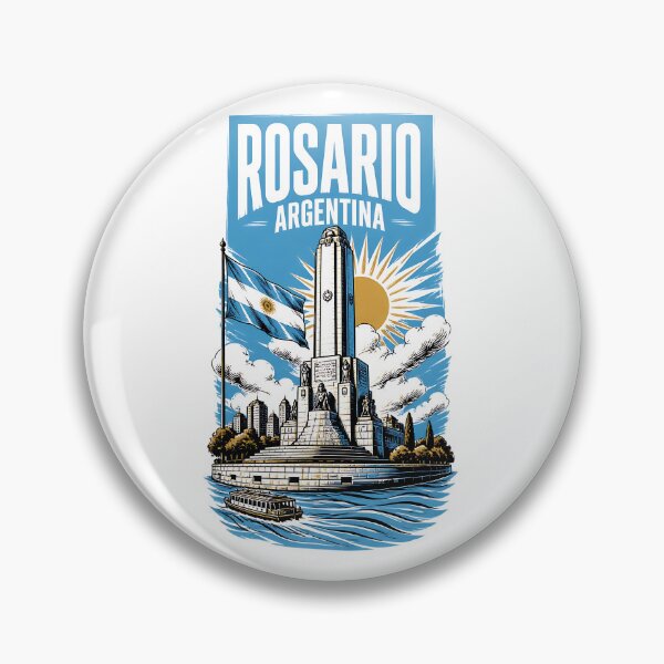 Item preview, Rosario Argentina Vintage Travel Tourism Poster designed and sold by TravelersGems.