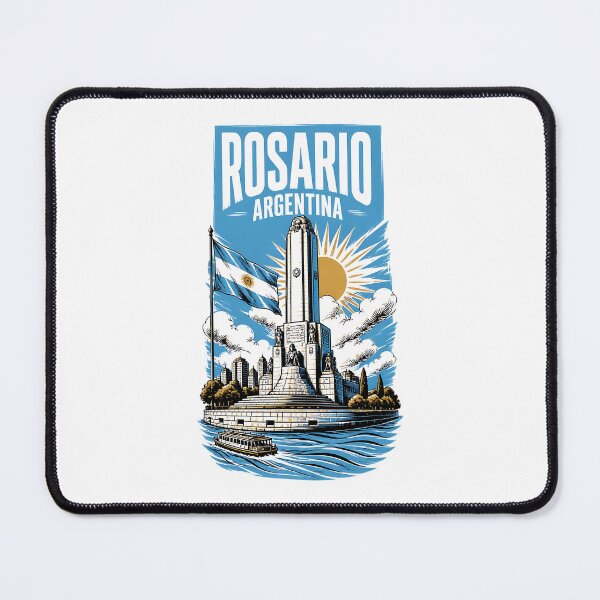 Item preview, Rosario Argentina Vintage Travel Tourism Poster designed and sold by TravelersGems.