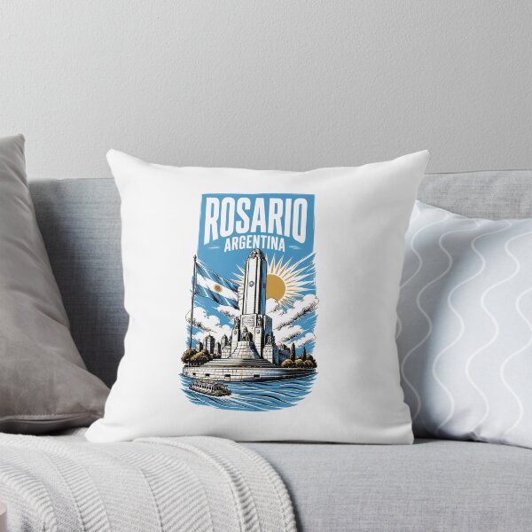 Item preview, Rosario Argentina Vintage Travel Tourism Poster designed and sold by TravelersGems.