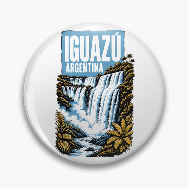 Item preview, Iguazu Argentina Vintage Travel Tourism Poster designed and sold by TravelersGems.