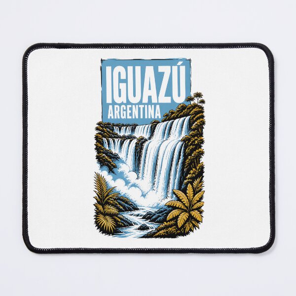 Item preview, Iguazu Argentina Vintage Travel Tourism Poster designed and sold by TravelersGems.