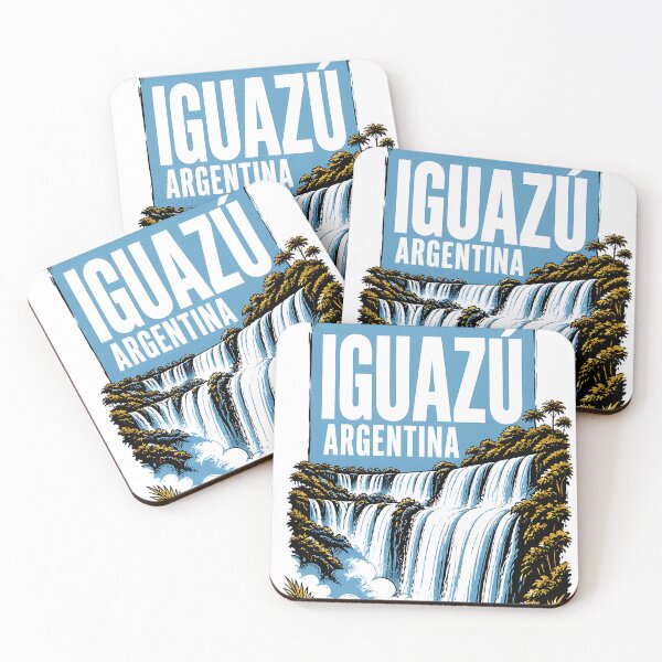 Item preview, Iguazu Argentina Vintage Travel Tourism Poster designed and sold by TravelersGems.