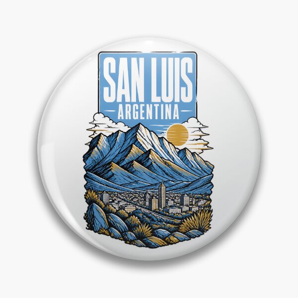 Item preview, San Luis Argentina Vintage Travel Tourism Poster designed and sold by TravelersGems.