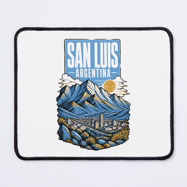 Item preview, San Luis Argentina Vintage Travel Tourism Poster designed and sold by TravelersGems.