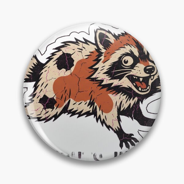 Item preview, Feral Little Guy Chaotic Vintage Wash Illustration designed and sold by Ninjacatoff.