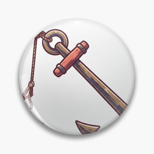 Item preview, Tiny Skeleton Pulling Giant Nautical Boat Anchor with Rope designed and sold by MisteryDesigner.