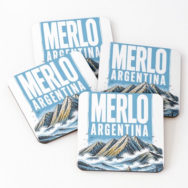 Item preview, Merlo Argentina Vintage Travel Tourism Poster designed and sold by TravelersGems.