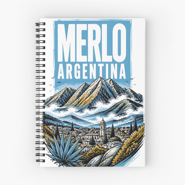 Item preview, Merlo Argentina Vintage Travel Tourism Poster designed and sold by TravelersGems.