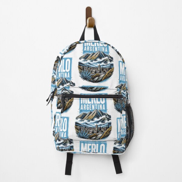 Item preview, Merlo Argentina Vintage Travel Tourism Poster designed and sold by TravelersGems.