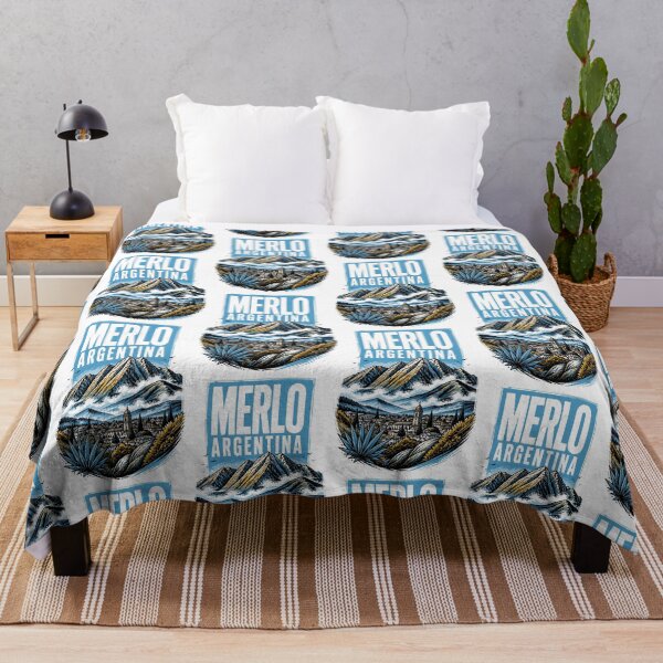 Item preview, Merlo Argentina Vintage Travel Tourism Poster designed and sold by TravelersGems.
