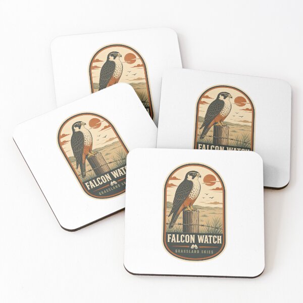 Item preview, Aplomado Falcon Vintage Bird Art – Falconry and Birdwatching Design designed and sold by AMICO77.