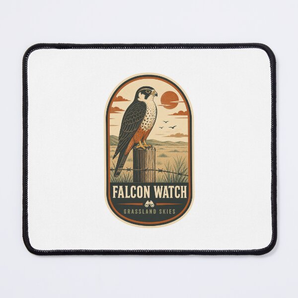 Item preview, Aplomado Falcon Vintage Bird Art – Falconry and Birdwatching Design designed and sold by AMICO77.