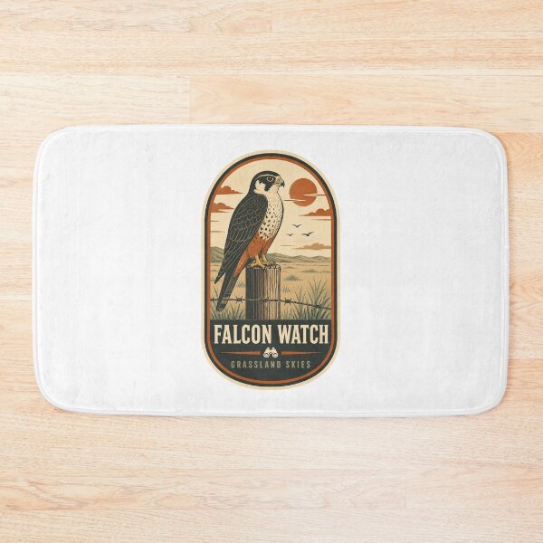 Item preview, Aplomado Falcon Vintage Bird Art – Falconry and Birdwatching Design designed and sold by AMICO77.