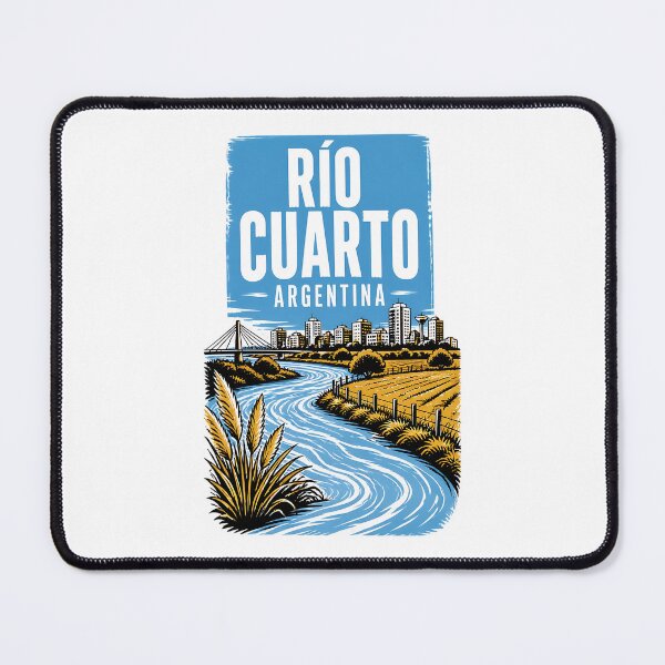 Item preview, Rio Cuarto Argentina Vintage Travel Tourism Poster designed and sold by TravelersGems.