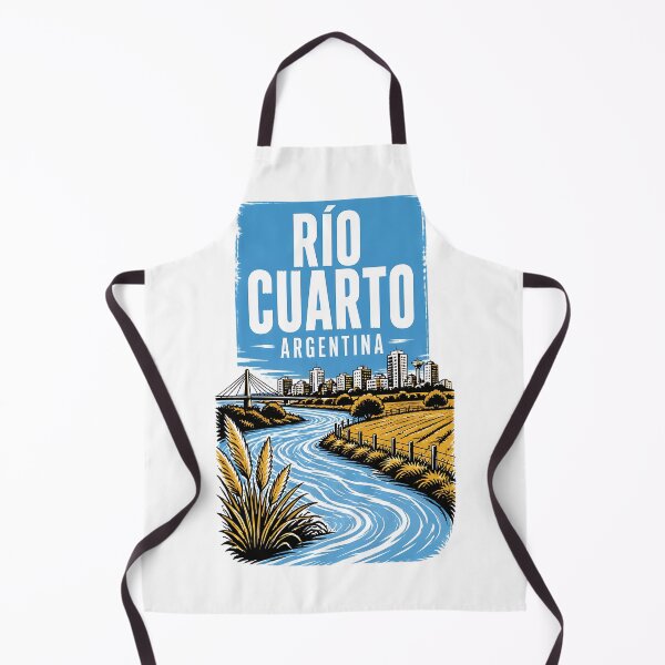 Item preview, Rio Cuarto Argentina Vintage Travel Tourism Poster designed and sold by TravelersGems.