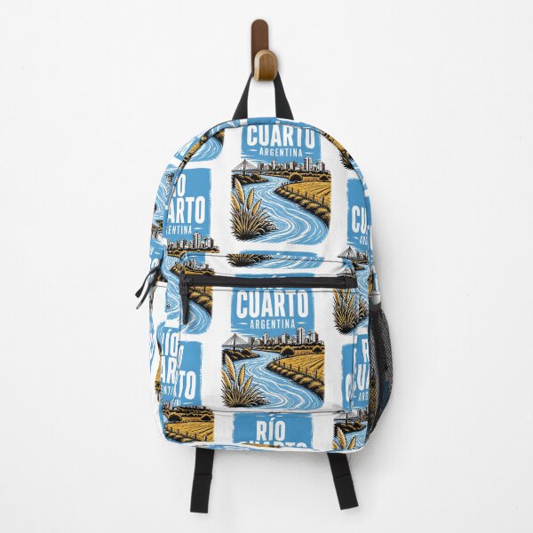 Item preview, Rio Cuarto Argentina Vintage Travel Tourism Poster designed and sold by TravelersGems.