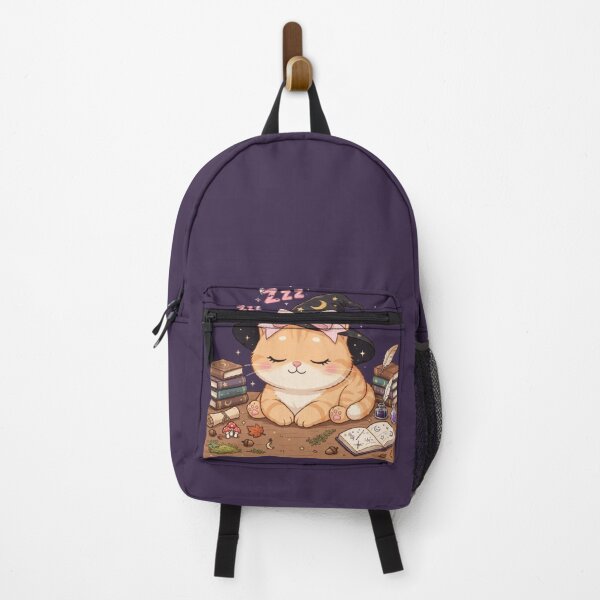 Item preview, Sleepy Witch Luna - Tired Of Studying Spells Cat designed and sold by Moody Vibes Studio.