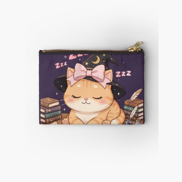Item preview, Sleepy Witch Luna - Tired Of Studying Spells Cat designed and sold by Moody Vibes Studio.