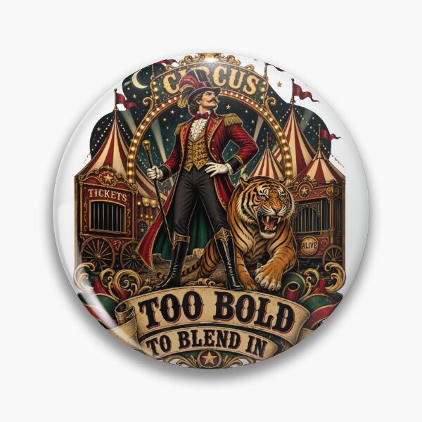 Item preview, Roaring Tiger & Ringmaster Vintage Circus designed and sold by urbinet.