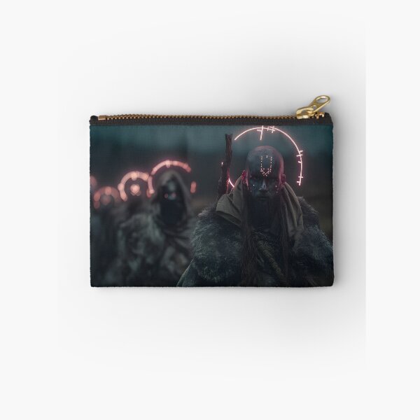 Item preview, Sci-Fi Viking Warband Wall Art, Glowing Rune Halo Poster designed and sold by AetherianArchive.