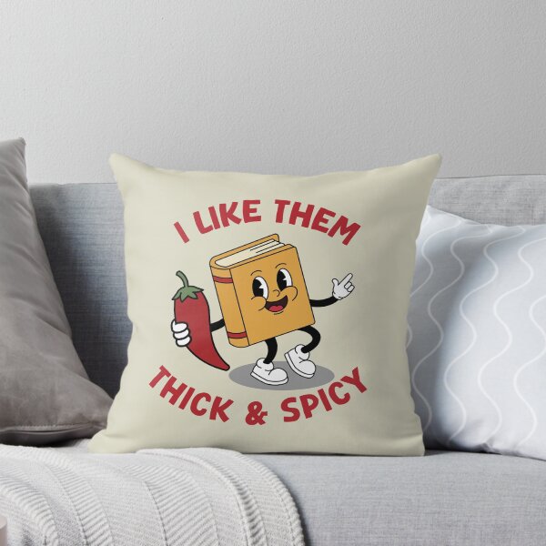 Item preview, Thick & Spicy Book Lover | Funny Bookish Reading Pun designed and sold by Hallowed Artistry.
